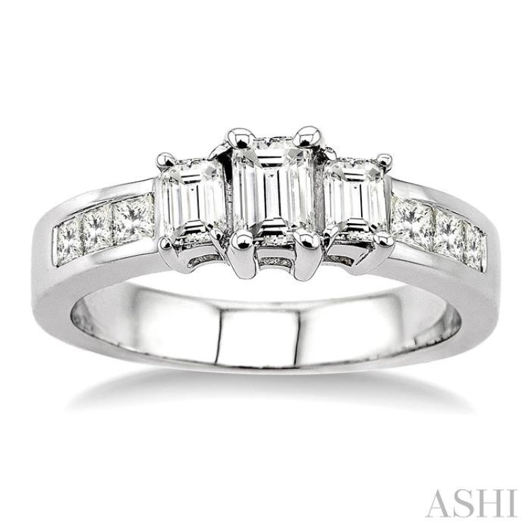 Past Present & Future Diamond Engagement Ring