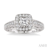 Semi-Mount Diamond Engagement Ring