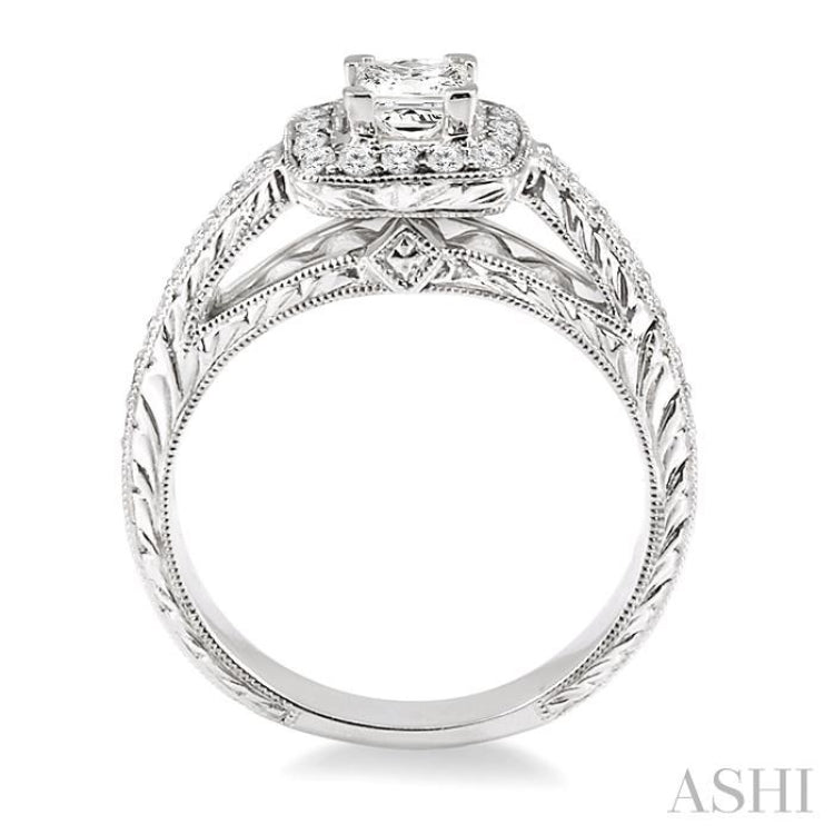 Semi-Mount Diamond Engagement Ring