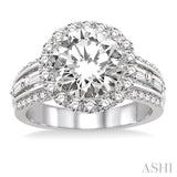 Semi-Mount Diamond Engagement Ring