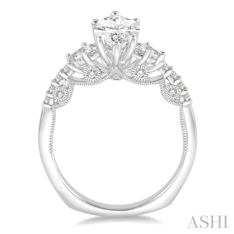 Marquise Shape Diamond Engagement Ring