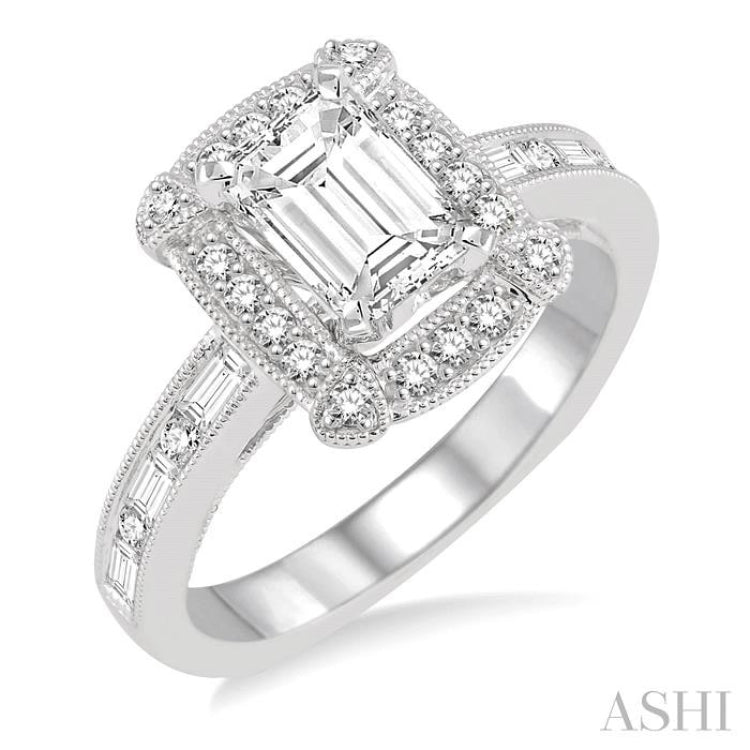 Semi-Mount Diamond Engagement Ring