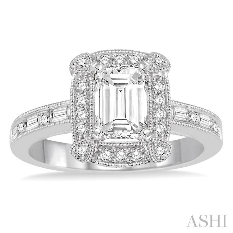 Semi-Mount Diamond Engagement Ring