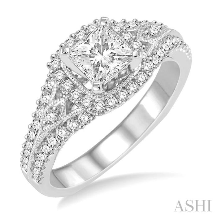 Semi-Mount Diamond Engagement Ring