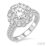 Semi-Mount Diamond Engagement Ring