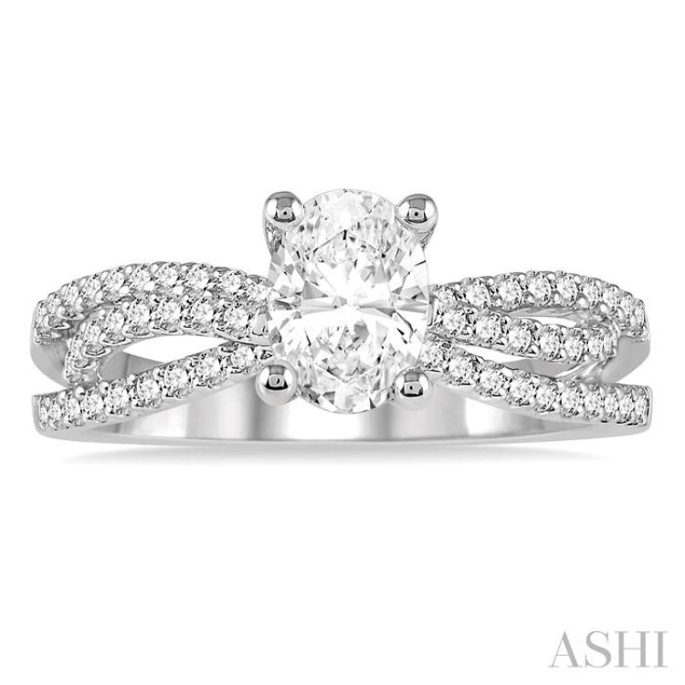 Oval Shape Diamond Engagement Ring