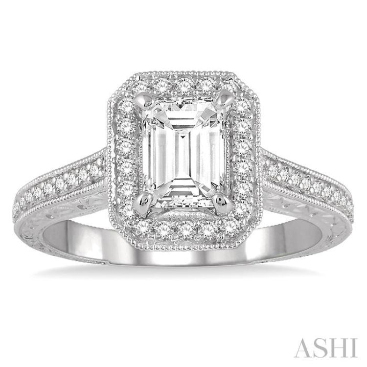 Semi-Mount Diamond Engagement Ring