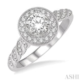 Semi-Mount Diamond Engagement Ring