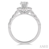 Semi-Mount Diamond Engagement Ring