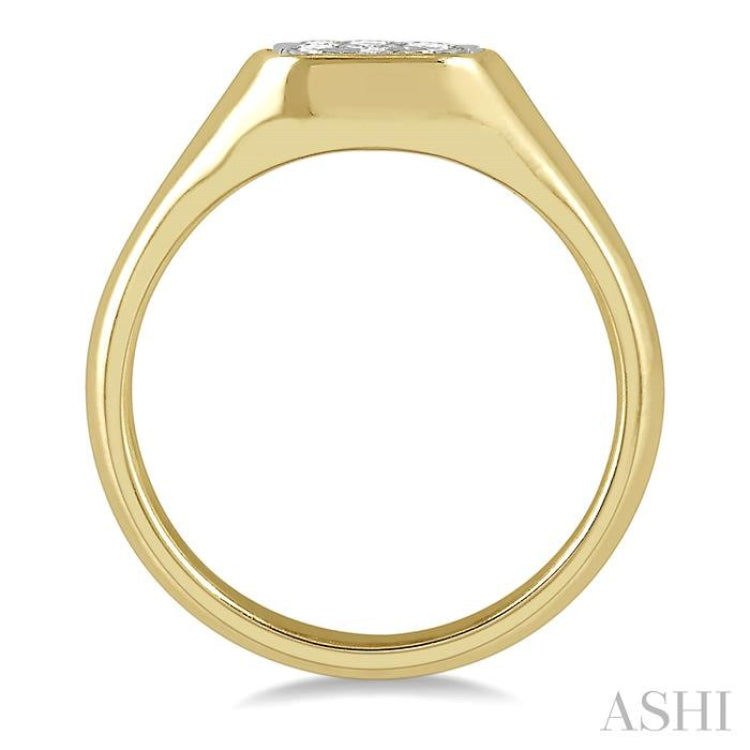 Lovebright Essential Diamond Signet Ring