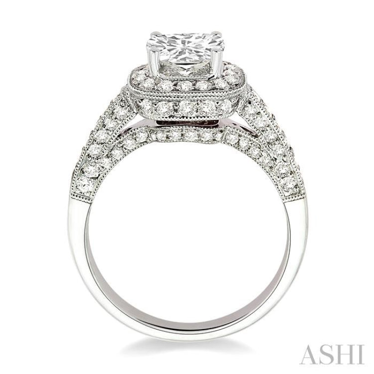 Semi-Mount Diamond Engagement Ring