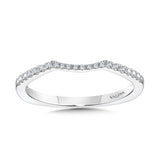 This true-fit matching wedding band is as perfect of a match for its engagement ring as you are for the one you love.
