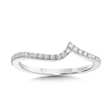 This true-fit matching wedding band is as perfect of a match for its engagement ring as you are for the one you love.