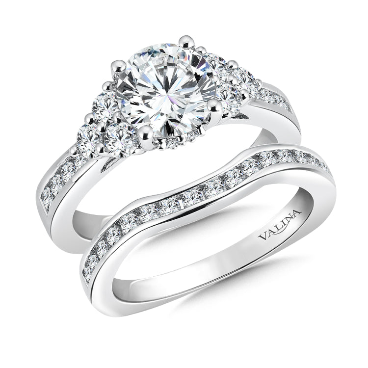 Engagement Ring With Side Diamonds
