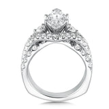 Statement Marquise Diamond Engagement Ring