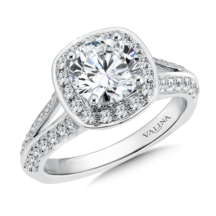 Halo Style Diamond Engagement Ring