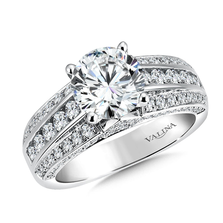 Engagement Ring With Side Stones