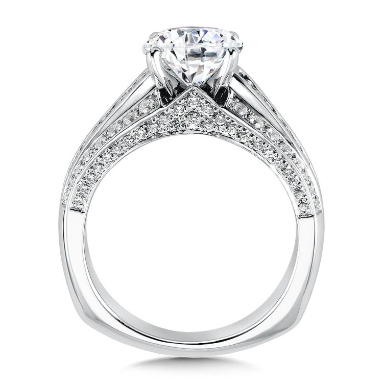 Engagement Ring With Side Stones