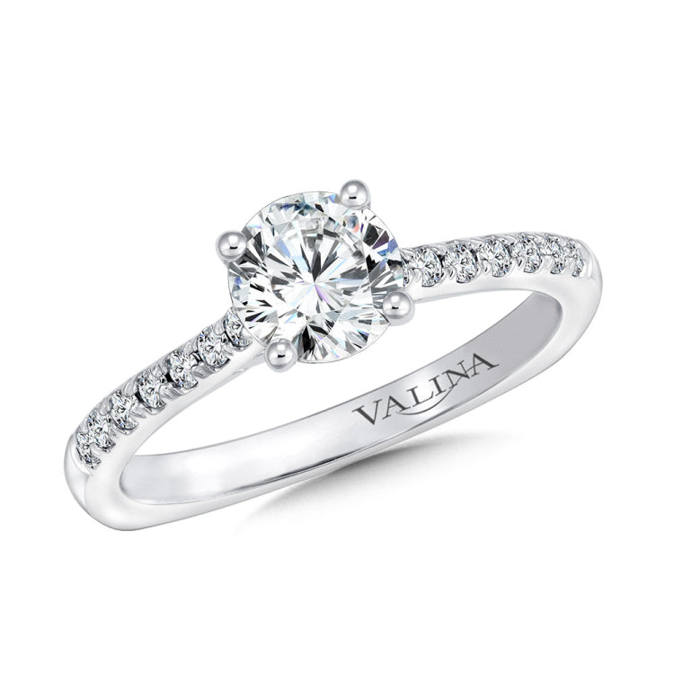 Straight Style Engagement Ring