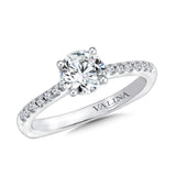Straight Style Engagement Ring