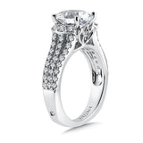 Engagement Ring With Oval Shape Center
