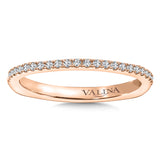 True fit matching diamond wedding band and a beautiful reminder of that special day for years to come.