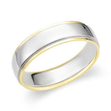 Men's Two Toned Modern Band-119-01600