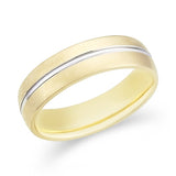 Two Tone Men's Wedding Ring-119-00144