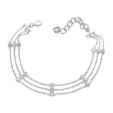 White Gold Diamond By The Yard Bracelet