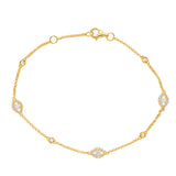 Yellow Gold Diamond Bracelet