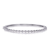 White Gold Bangle Bracelet