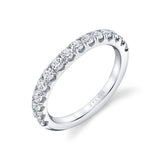 Shared Prong Diamond Wedding Band