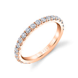 Thick Pave Wedding Band - Malencia