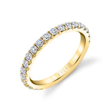 Thick Pave Wedding Band - Malencia