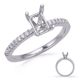 White Gold Engagement Ring