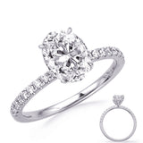 White Gold Engagement Ring