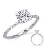 White Gold Engagement Ring