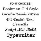 Luvona Font Choices