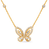 Yellow Gold Diamond Necklace