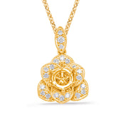 Diamond Pendant For 0.25ct Round