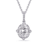 White Gold Diamond Pendant