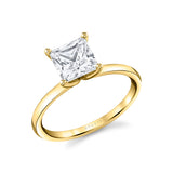 Princess Cut Solitaire Engagement Ring - Dominique