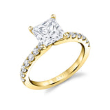 Princess Cut Classic Engagement Ring - Aimee