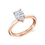 Pear Cut Solitaire Engagement Ring - Joanna