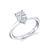 Pear Cut Solitaire Engagement Ring - Joanna