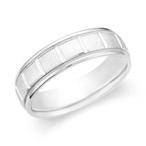 Men's Satin Finish Milgrain Wedding Band-119-00665