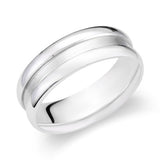 Men's White Gold Wedding Band-119-00683