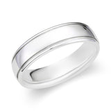 Mens Plain Wedding Band-119-01309