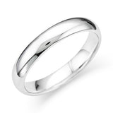 14k White Gold Men's Band-119-02093