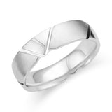 Modern Men's Wedding Band-119-02099